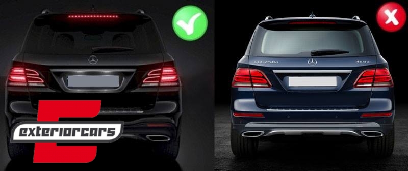 Bodykit AMG dizajn (crna/chrome) / Mercedes GLE W166 SUV (2015-2018) - Slika 24