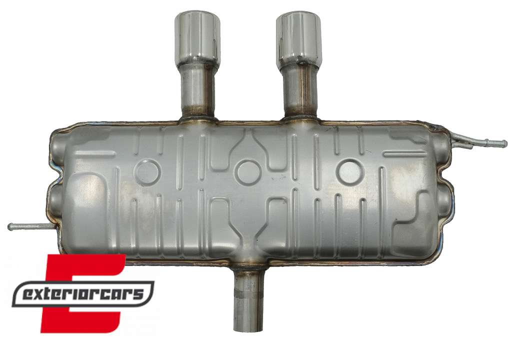 Kompletan ispušni sustav R32 R20 dizajn (chrome) / VW Golf 5 R32 (2003-2007) Golf 6 R20 (2008-2013) - Slika 8