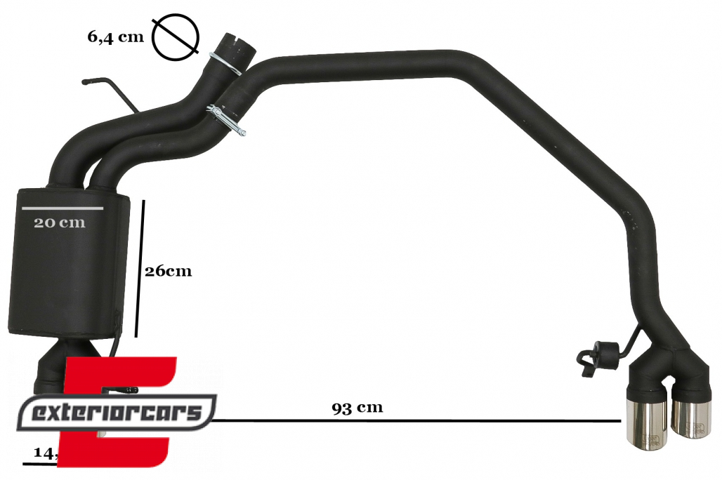 Ispušni sustav M5 dizajn / BMW serije 5 F10 (2011-2017) - Slika 7