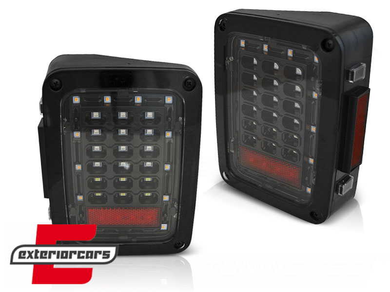Full LED stražnja svjetla (crna) / Jeep Wrangler JK (2007-2017) - Slika 2