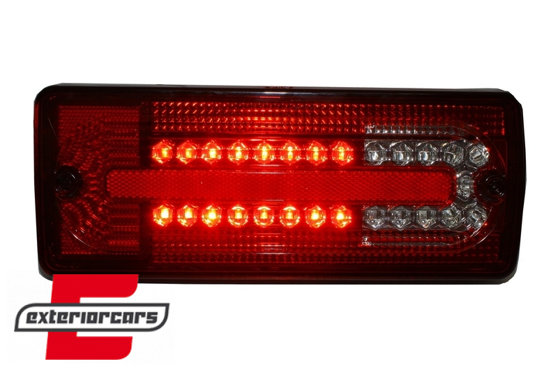 Full LED stražnja svjetla (crvena/kristal) / Mercedes G-klasa W463 (1989-2015) - Slika 11