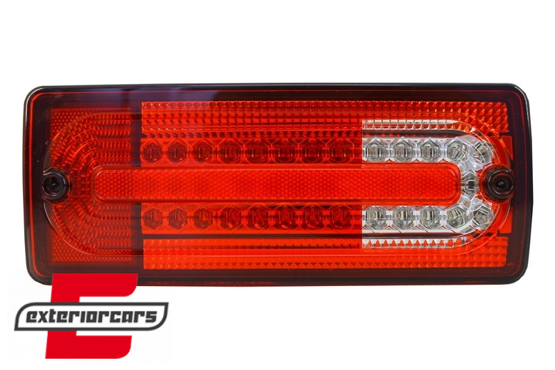 Full LED stražnja svjetla (crvena/kristal) / Mercedes G-klasa W463 (1989-2015) - Slika 2