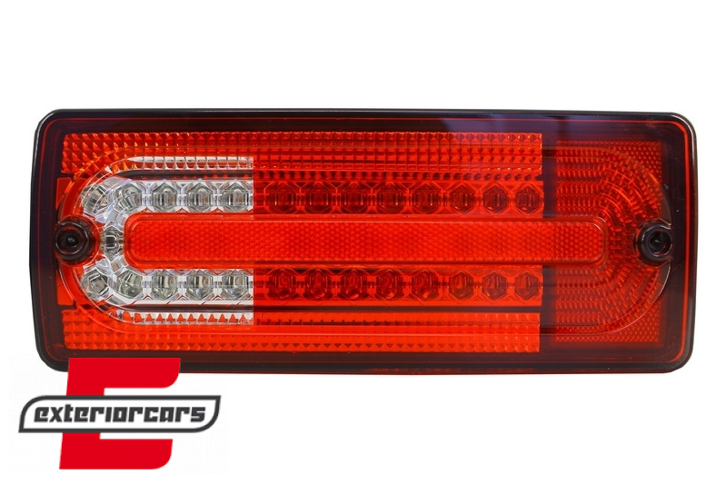Full LED stražnja svjetla (crvena/kristal) / Mercedes G-klasa W463 (1989-2015) - Slika 3