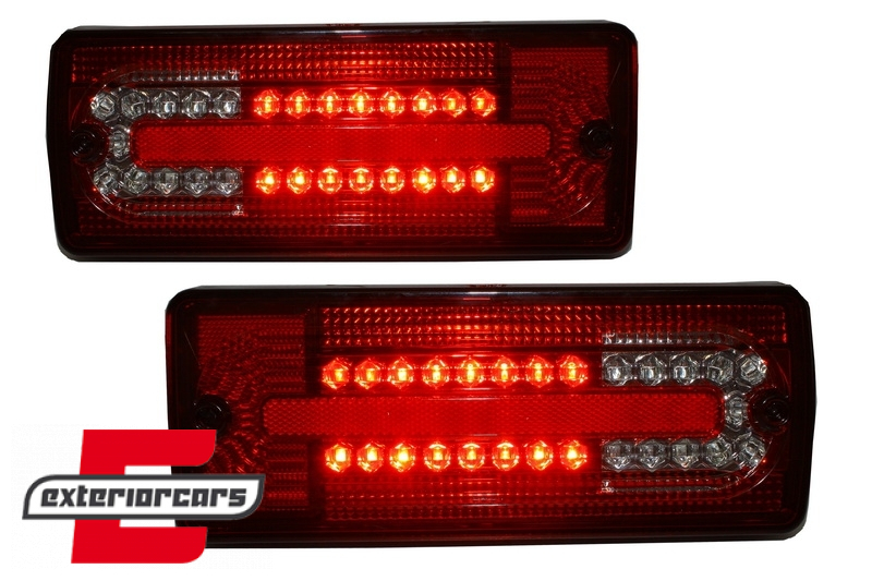Full LED stražnja svjetla (crvena/kristal) / Mercedes G-klasa W463 (1989-2015) - Slika 9