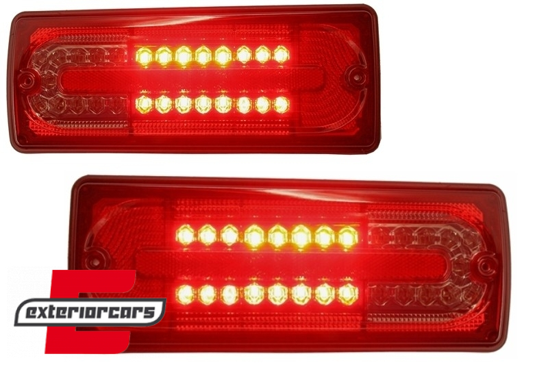 Full LED stražnja svjetla (crvena/kristal) / Mercedes G-klasa W463 (1989-2015) - Slika 12