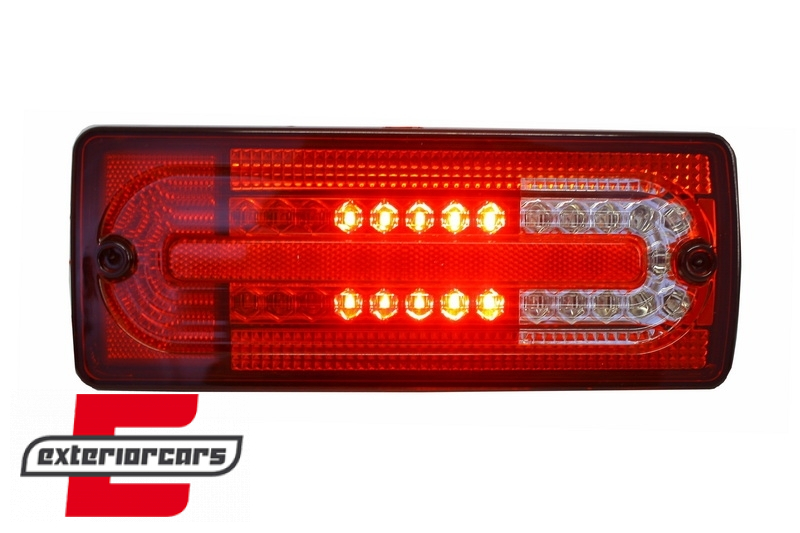 Full LED stražnja svjetla (crvena/kristal) / Mercedes G-klasa W463 (1989-2015) - Slika 13