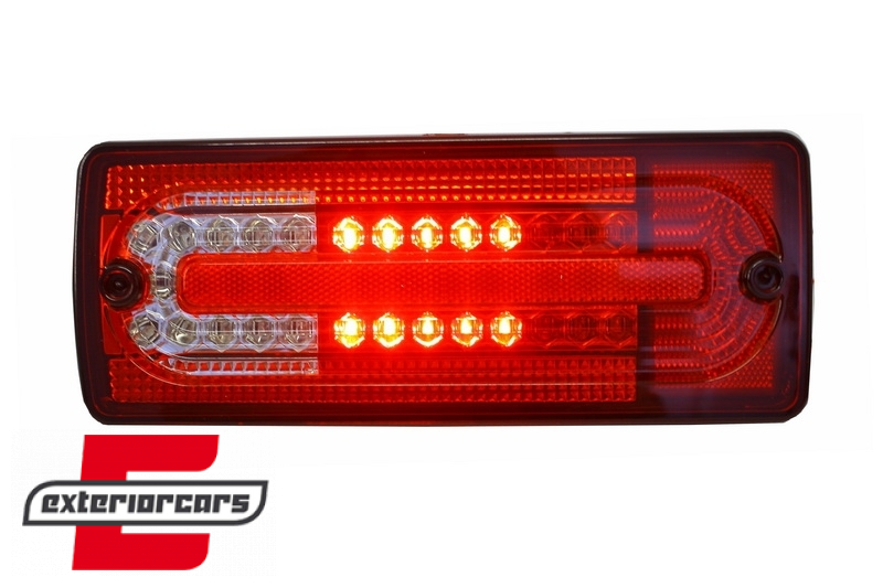 Full LED stražnja svjetla (crvena/kristal) / Mercedes G-klasa W463 (1989-2015) - Slika 14