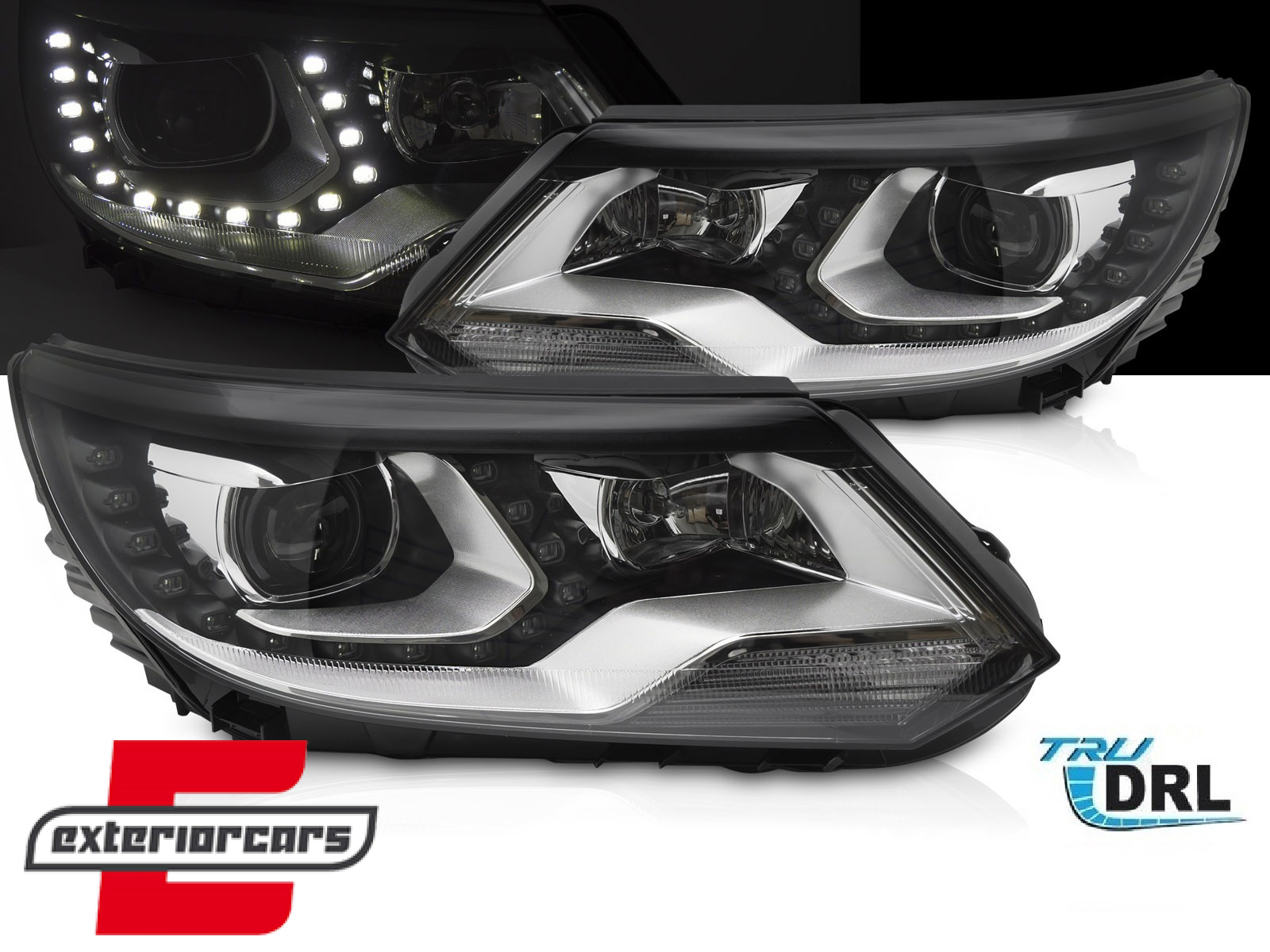 Prednja svjetla LED DRL Xenon dizajn / VW Tiguan Mk1 Facelift (2012-2015)