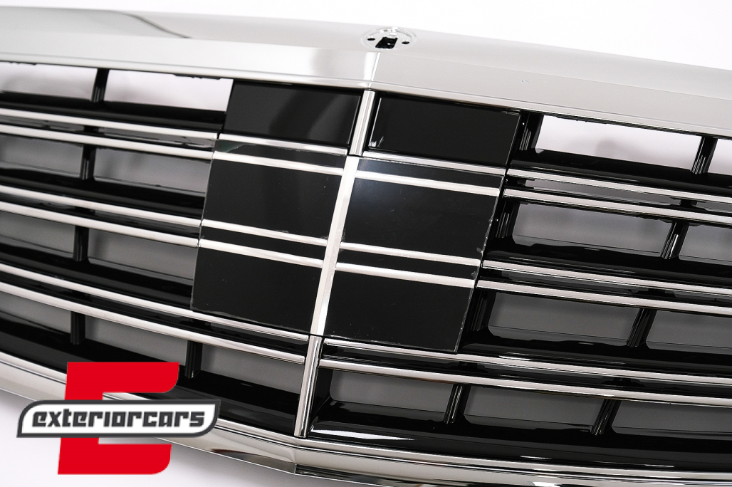 Prednja maska S65 AMG dizajn (chrome) / Mercedes S-klasa W222 (2014-08.2020) - Slika 2