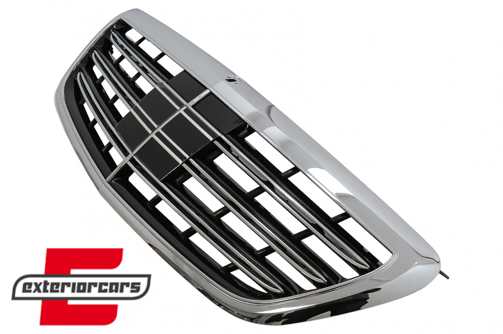 Prednja maska S65 AMG dizajn (chrome) / Mercedes S-klasa W222 (2014-08.2020) - Slika 3