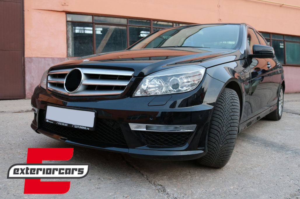 Prednji branik C63 AMG Facelift dizajn / Mercedes C-klasa W204 S204 C204 (2007-2015) - Slika 8