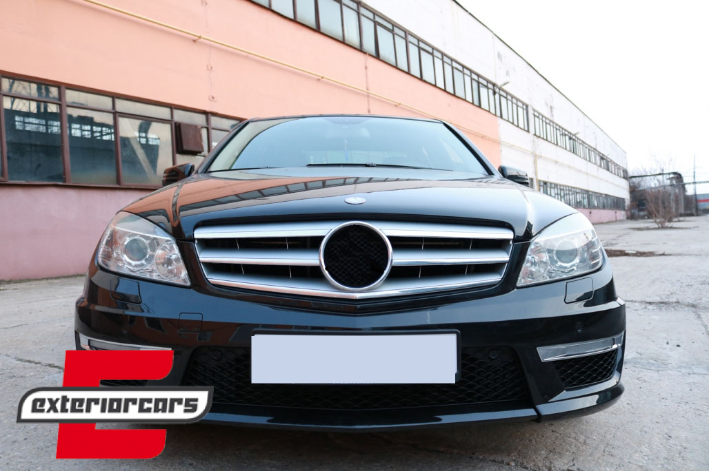 Prednji branik C63 AMG Facelift dizajn / Mercedes C-klasa W204 S204 C204 (2007-2015) - Slika 9