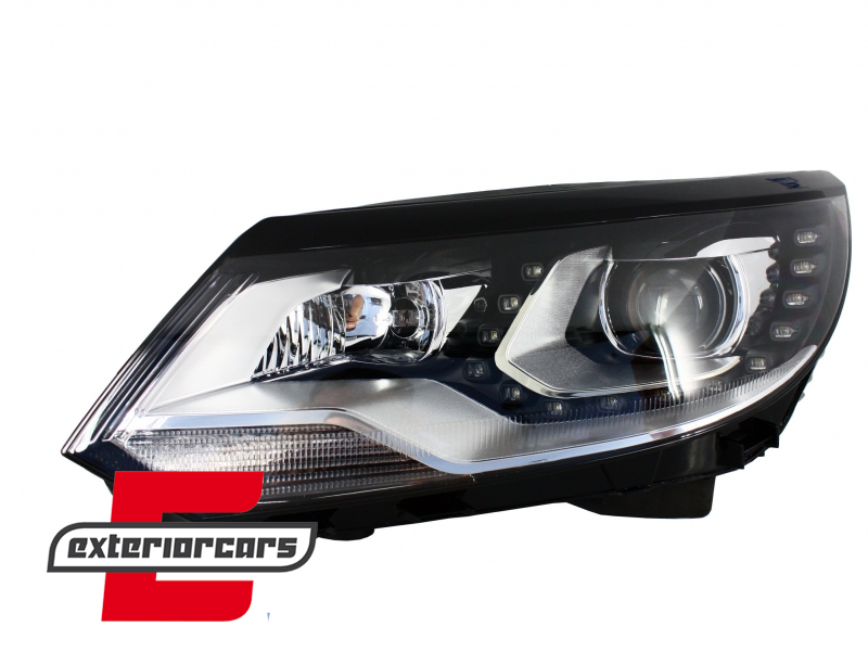 Prednja svjetla LED DRL Xenon dizajn / VW Tiguan Mk1 Facelift (2012-2015) - Slika 3