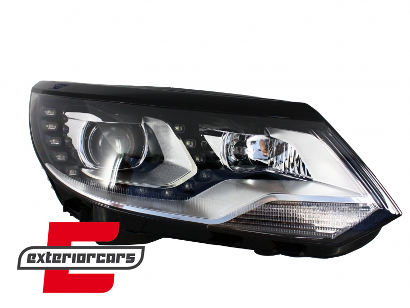Prednja svjetla LED DRL Xenon dizajn / VW Tiguan Mk1 Facelift (2012-2015) - Slika 2