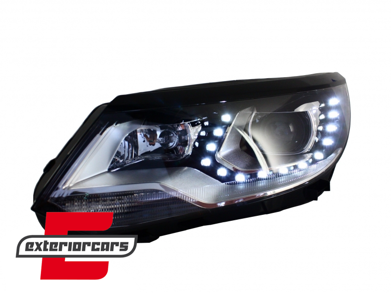 Prednja svjetla LED DRL Xenon dizajn / VW Tiguan Mk1 Facelift (2012-2015) - Slika 5