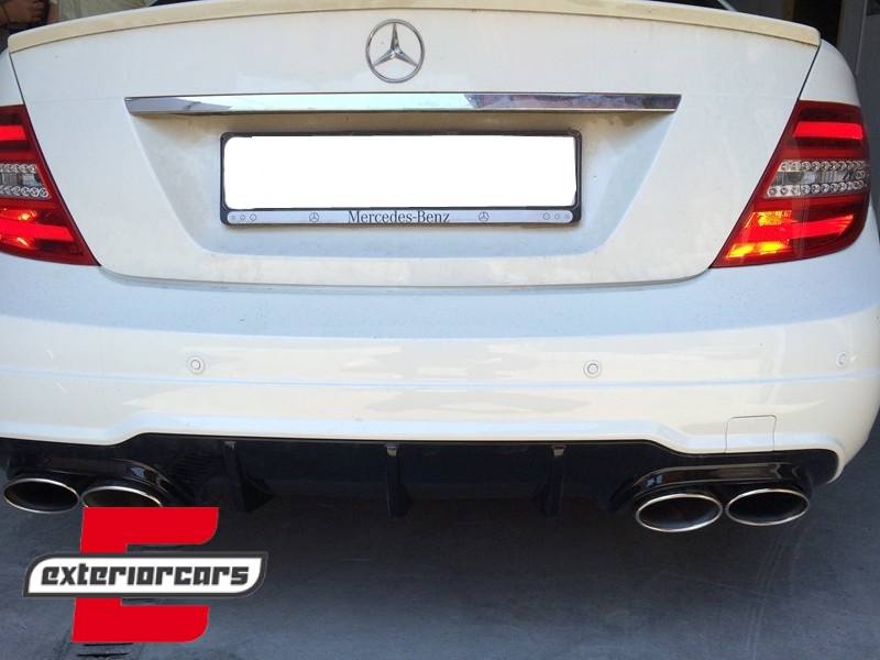 Zadnji branik Facelift C63 AMG dizajn / Mercedes C-klasa W204 (2007-2014) - Slika 7