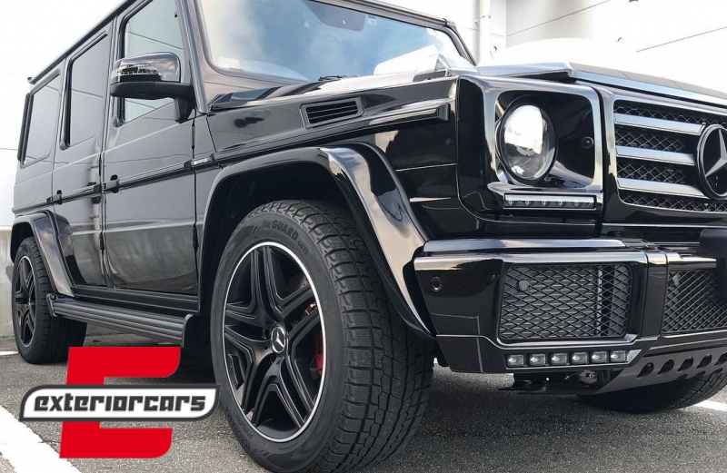Prednji splitteri LED DRL B-dizajn / Mercedes G-klasa W463 (1989-2017) - Slika 10