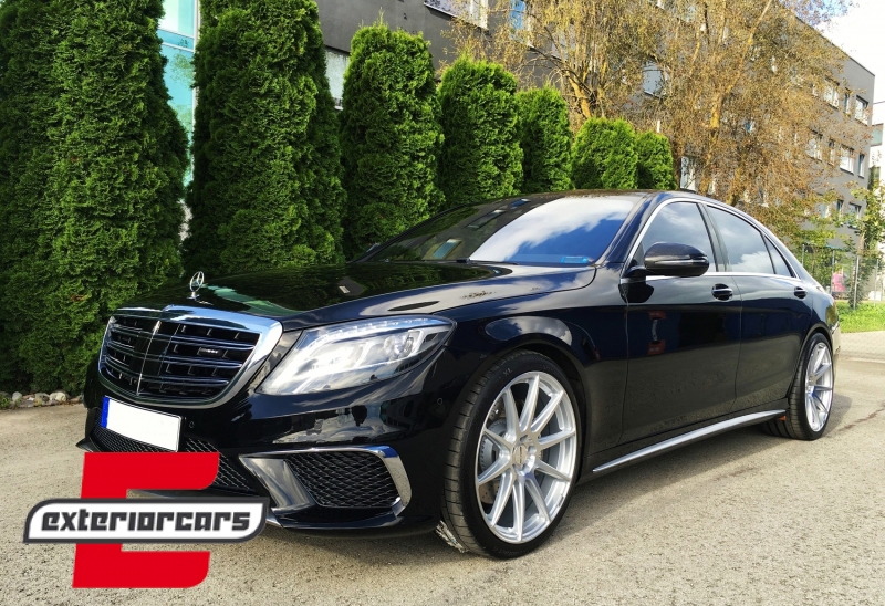 Prednja maska S65 AMG dizajn (chrome) / Mercedes S-klasa W222 (2014-08.2020) - Slika 7