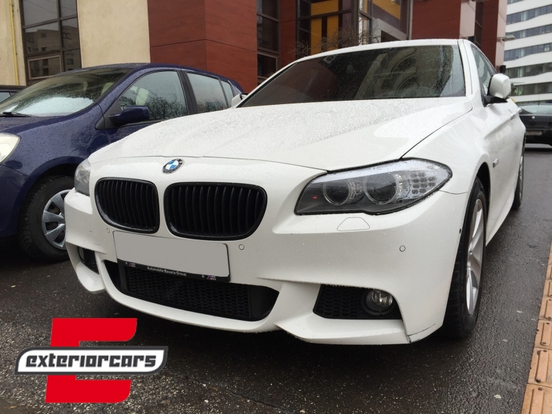 Prednja maska Performance dizajn (mat crna) / BMW serije 5 F10 F11 (2010-2017) - Slika 9