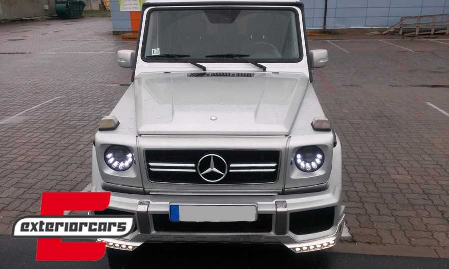 LED prednji farovi Bi-Xenon dizajn (crna) / Mercedes G-klasa W463 (1989-2012) - Slika 8