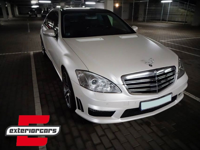 Prednja maska S63 AMG dizajn (chrome) / Mercedes S-klasa W221 Facelift (2010-2013) - Slika 5