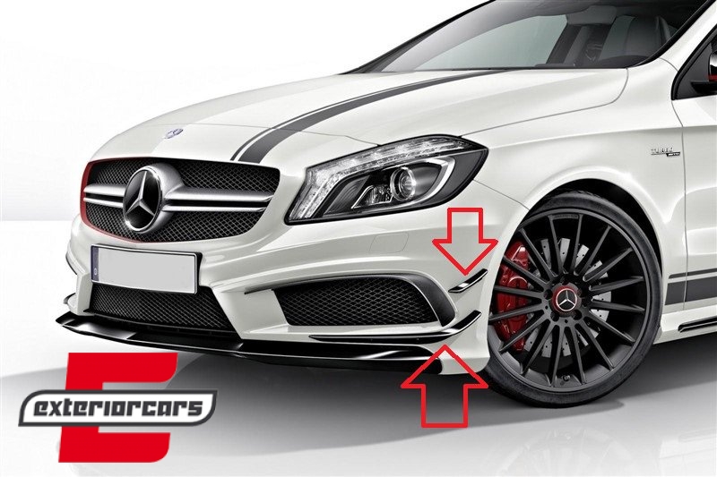 Prednji spliteri A45 AMG dizajn / Mercedes A-klasa W176 (2012-08.2015) - Slika 7