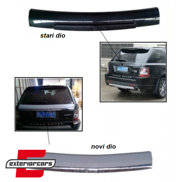 Komplet za pretvorbu vrata prtljažnika Autobiography dizajn (srebrna titan) / Land Range Rover Sport L320 (2005-2011) - Slika 4