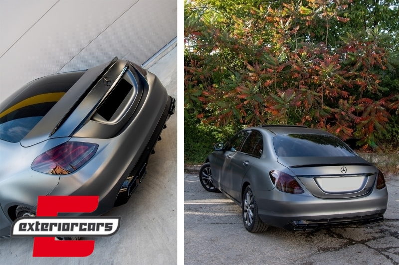 Nastavci auspuha AMG dizajn (crna) / Mercedes C-klasa W205 S205 C205 A205 E-klasa W213 S-klasa W222 GLE C292 GLE W166 GLC W253 X253 C253 C217 (2014-) - Slika 13