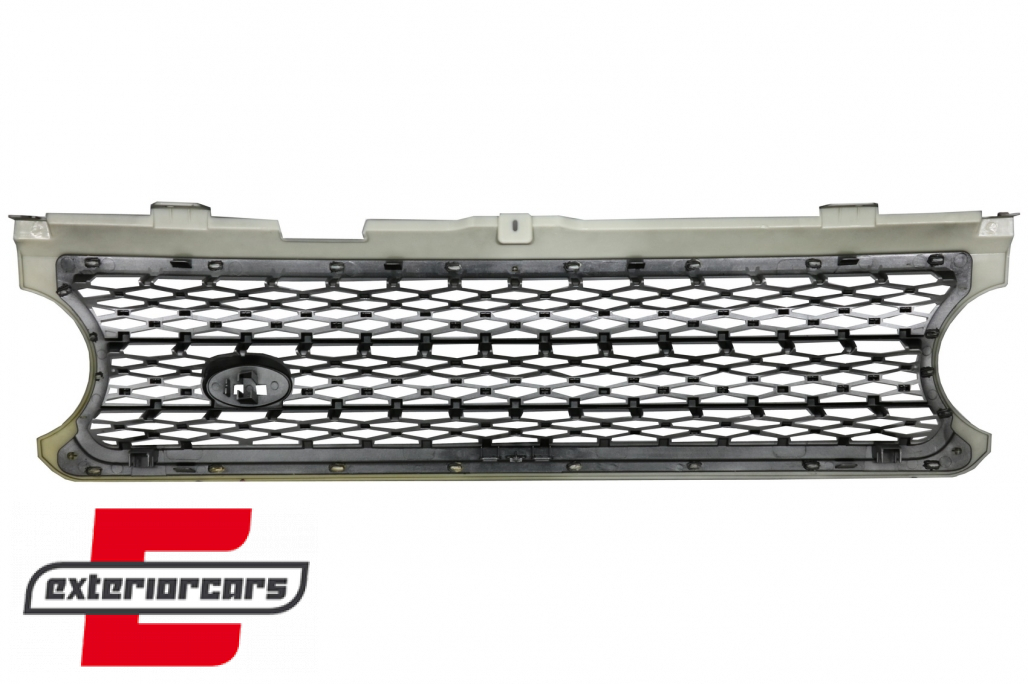 Prednja maska Autobiography dizajn (siva/srebrna) / Land Range Rover Vogue III L322 (2006-2009) - Slika 4