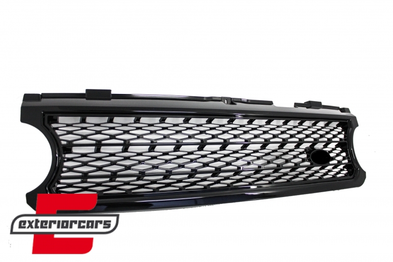 Prednja maska Autobiography dizajn (piano crna) / Land Range Rover Vogue III L322 (2006-2009) - Slika 2