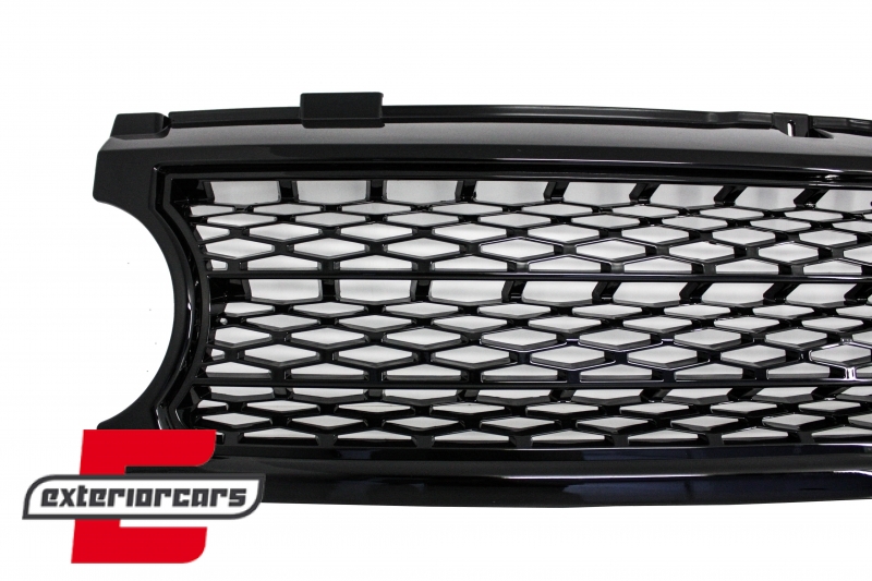 Prednja maska Autobiography dizajn (piano crna) / Land Range Rover Vogue III L322 (2006-2009) - Slika 3