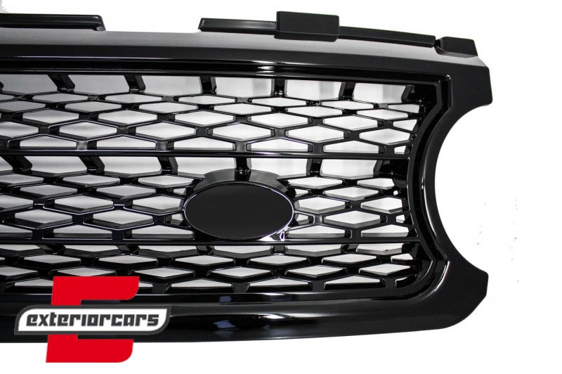 Prednja maska Autobiography dizajn (piano crna) / Land Range Rover Vogue III L322 (2006-2009) - Slika 4