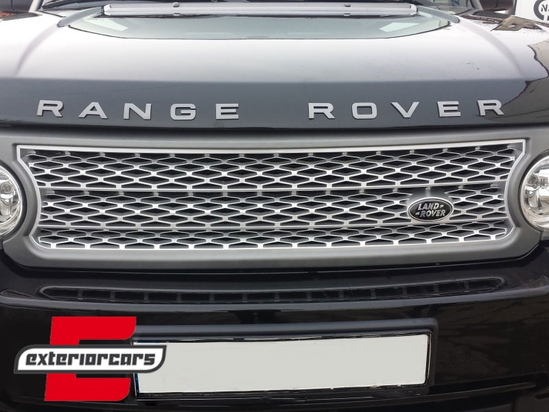 Prednja maska Autobiography dizajn (siva/srebrna) / Land Range Rover Vogue III L322 (2006-2009) - Slika 5