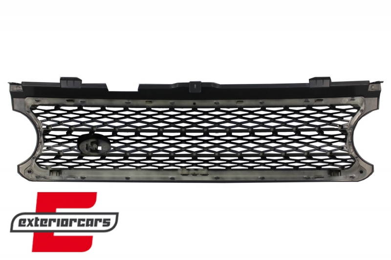 Prednja maska Autobiography dizajn (siva/piano crna) / Land Range Rover Vogue III L322 (2006-2009) - Slika 4