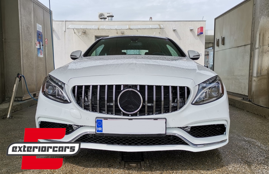 Prednji branik C63 AMG dizajn / Mercedes C-klasa W205 S205 C205 A205 (2014-2018) Limuzina T-Model Coupe Cabrio - Slika 10