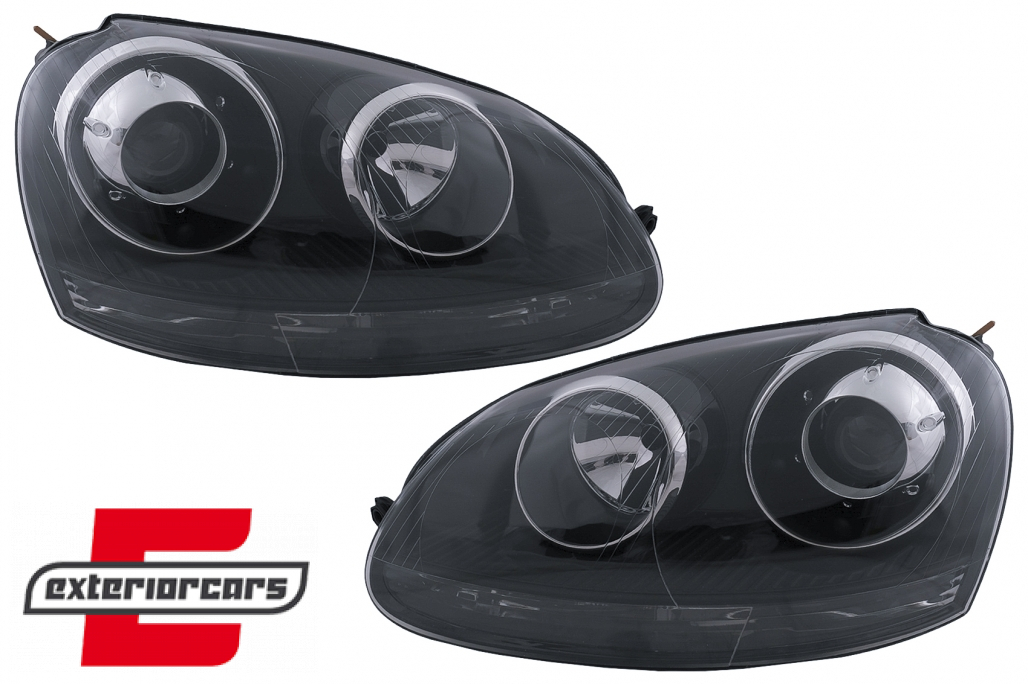 Prednja svjetla GTI R32 Xenon look (crna) / VW Golf 5 V Mk5 (2003-2007) - Slika 2