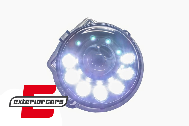 LED prednji farovi Bi-Xenon dizajn (crna) / Mercedes G-klasa W463 (1989-2012) - Slika 6
