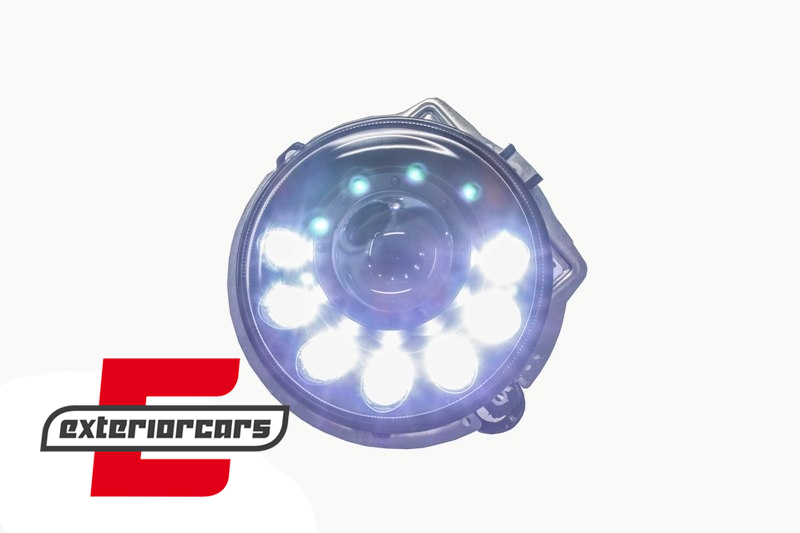LED prednji farovi Bi-Xenon dizajn (crna) / Mercedes G-klasa W463 (1989-2012) - Slika 7