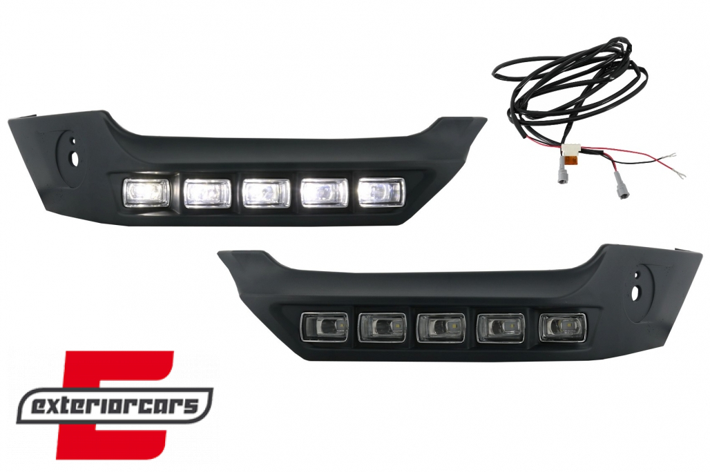 Prednji splitteri LED DRL B-dizajn / Mercedes G-klasa W463 (1989-2017) - Slika 2