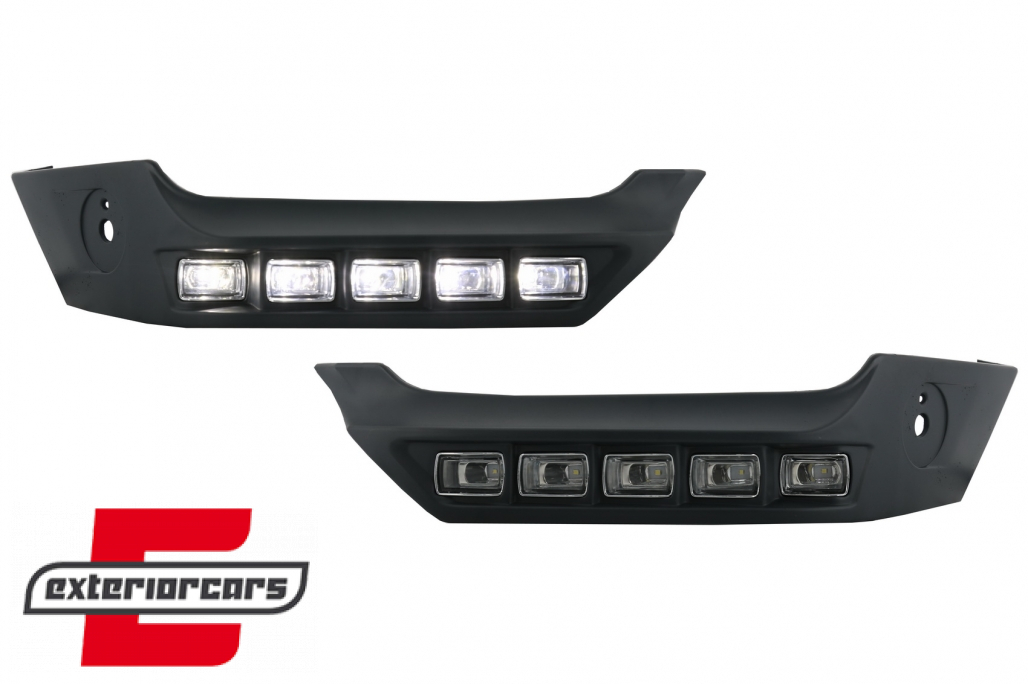 Prednji splitteri LED DRL B-dizajn / Mercedes G-klasa W463 (1989-2017)