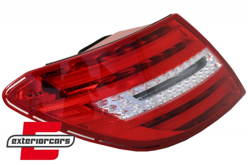 LED stražnja svjetla (crvena/kristal) / Mercedes C-klasa W204 limuzina (2007-2010) - Slika 4