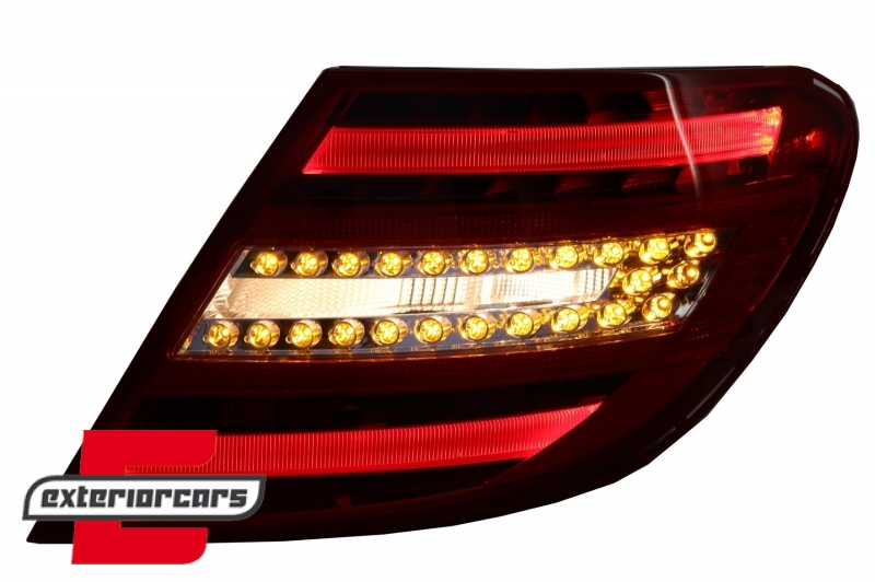 LED stražnja svjetla (crvena/kristal) / Mercedes C-klasa W204 limuzina (2007-2010) - Slika 8