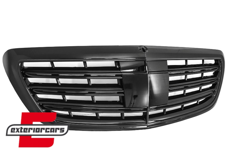 Prednja maska S63 AMG dizajn Night Vision (piano crna) / Mercedes S-klasa W222 (2014-08.2020) - Slika 2