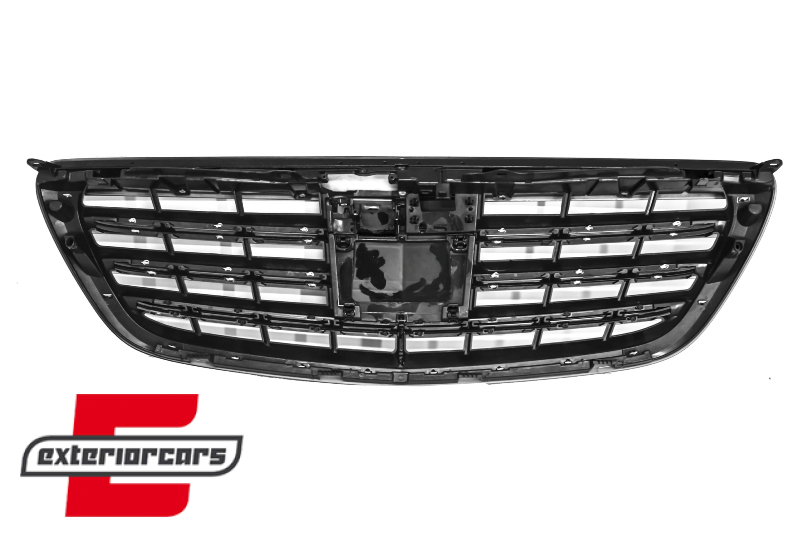 Prednja maska S63 AMG dizajn Night Vision (piano crna) / Mercedes S-klasa W222 (2014-08.2020) - Slika 4