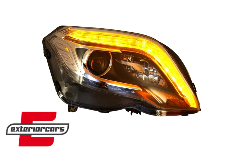 Prednji farovi LED DRL Facelift dizajn / Mercedes GLK X204 (2013-2015) - Slika 4