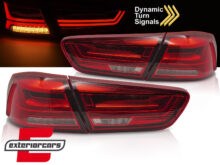 Full LED stražnja svjetla SEQ žmigavci (crvena) / Mitsubishi Lancer 8 limuzina (2007-2017)