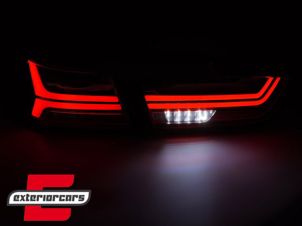 Full LED stražnja svjetla SEQ žmigavci (crvena) / Mitsubishi Lancer 8 limuzina (2007-2017) - Slika 5