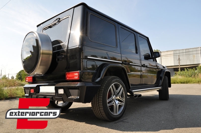 Nastavci auspuha G500 G55 G63 G65 AMG dizajn / Mercedes G-klasa W463 G500 G55 G63 G65 (1998-) - Slika 9