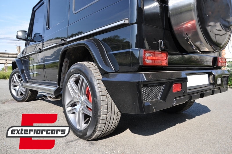 Nastavci auspuha G500 G55 G63 G65 AMG dizajn / Mercedes G-klasa W463 G500 G55 G63 G65 (1998-) - Slika 7