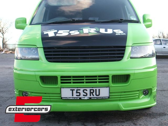 Prednja maska bez znaka (piano crna) / VW T5 Transporter (2004-2009) - Slika 6